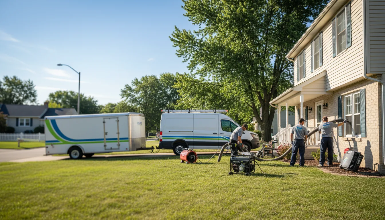 Flooded Basement Restoration And Cleanup With Repair in Hudson, MI near me